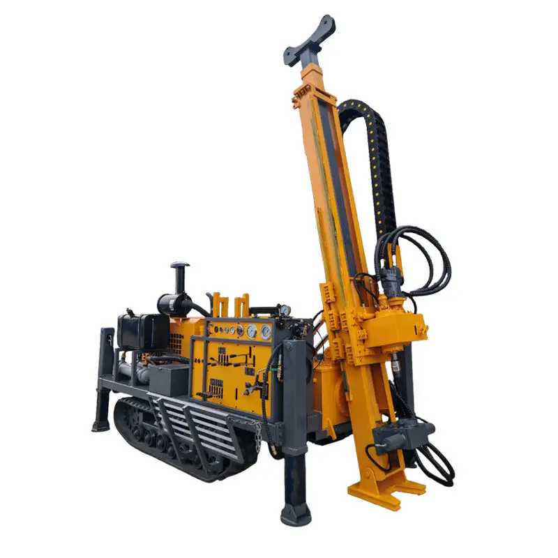 Diamond Core Drilling Rig for Sale, Fully Hydraulic Tracked Core Sampling Rig, BQ NQ HQ PQ Wireline Coring Machine for Hard Rock