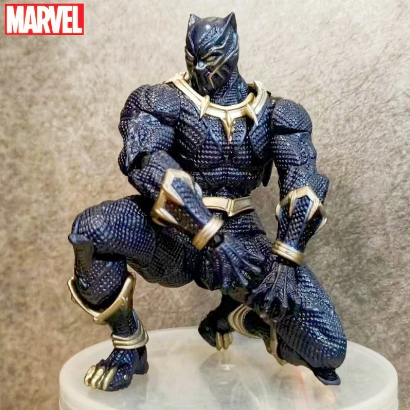 Akam Factory 030 Marvel figura de acción de Anime movible, juguetes de Pvc, modelo de dibujos animados de colección, Black Panther, 15cm