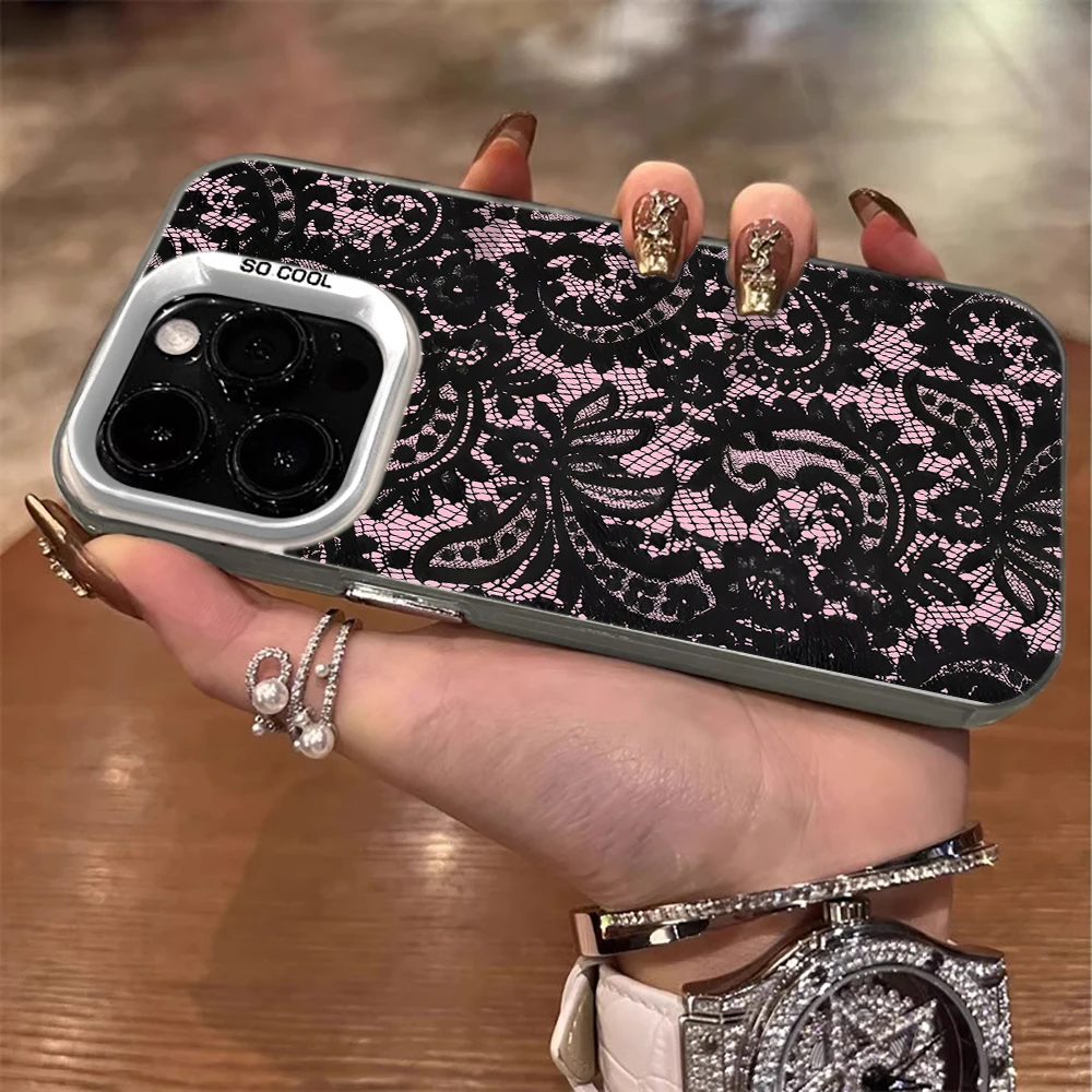 Spitzenblumen-Handyhülle für Xiaomi Redmi Note 17 Pro Max Hüllen Redmi Mi 11 Lite 5G 12 14 15 14T 15T 13T Pro Drop Coque Coque – Detail 7