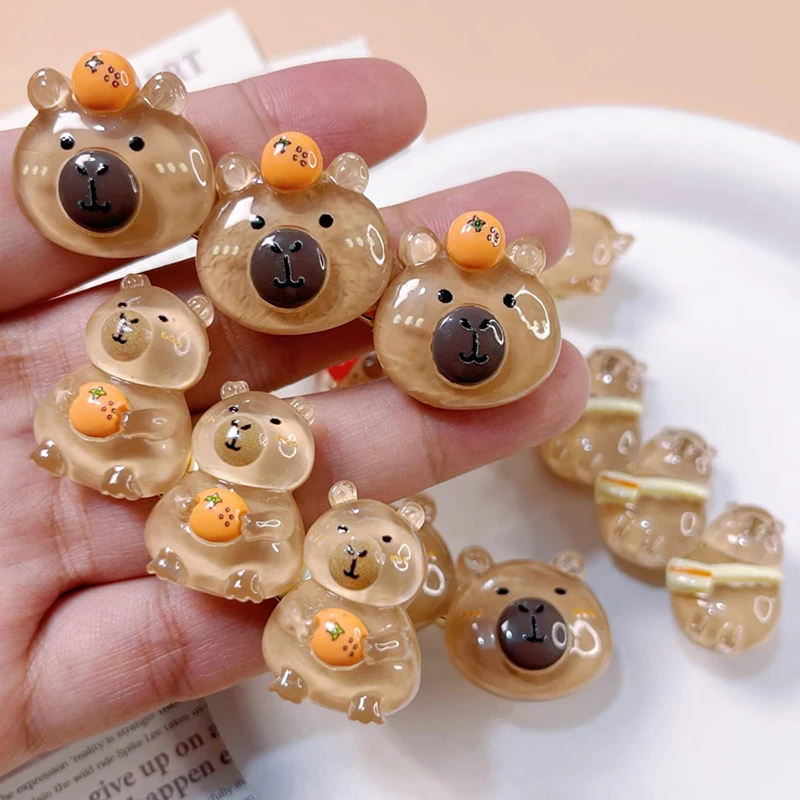 Leuke Cartoon Capybara Haarclip Creatieve Dieren Haarspeldjes Zijclips Voor Vrouwen Meisjes Mooie Zoete Haaraccessoires Hoofddeksels