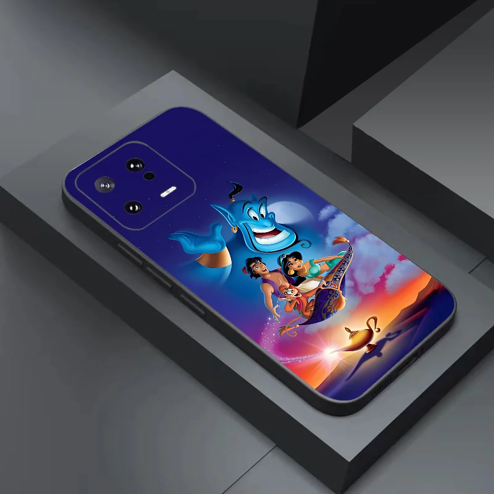 A-Aladdin J-Jasmine Movie Phone Case For Xiaomi 11 Redmi Note 11 5G 8T 9A 9 10T Note8Pro Note9 12SUltra Black Case