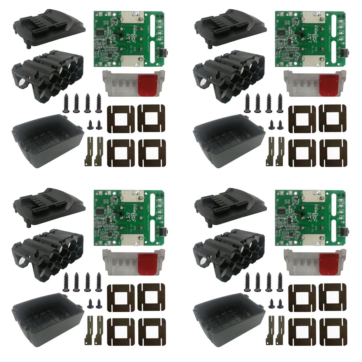 

Charging Protection Circuit Board PCB Board for 18V Lithium Battery Rack(4 Set)