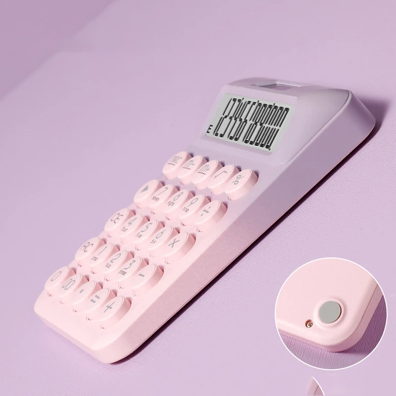 12 Bit Solar Calculator Business Office Finance Accounting Handheld Pocket Miniature Calculator