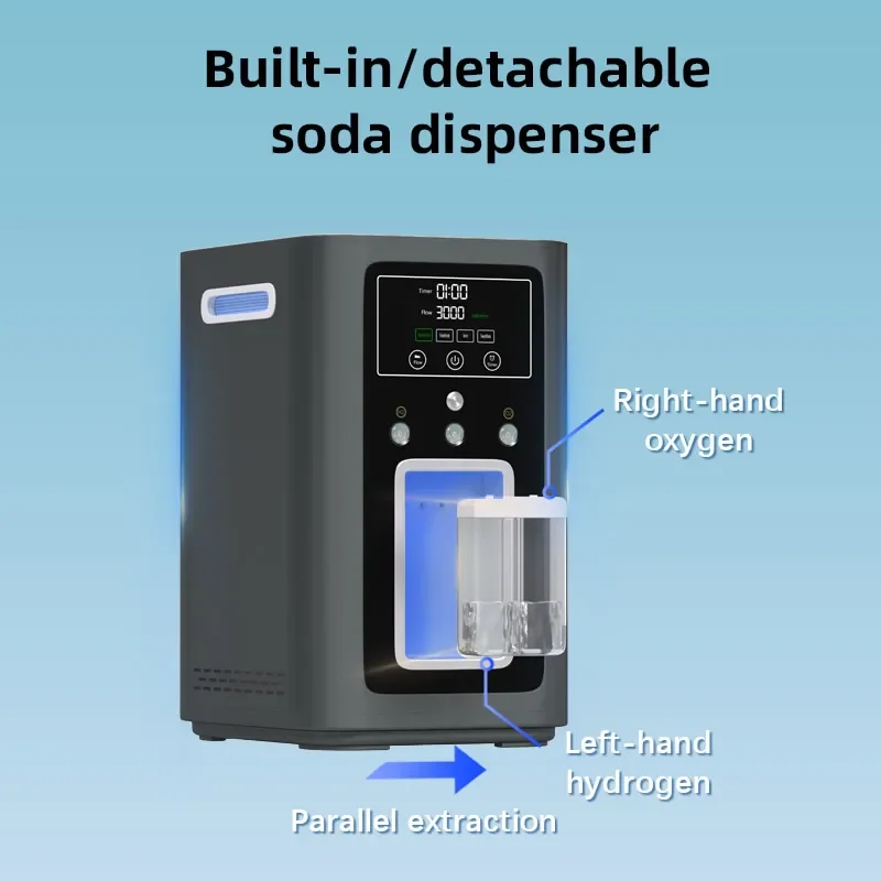 1800 ml/min waterstofgenerator H2 Inhalatie Machine Grote Capaciteit Hoge Zuiverheid Rijke Waterstofgas Generator Inhalatie Machine