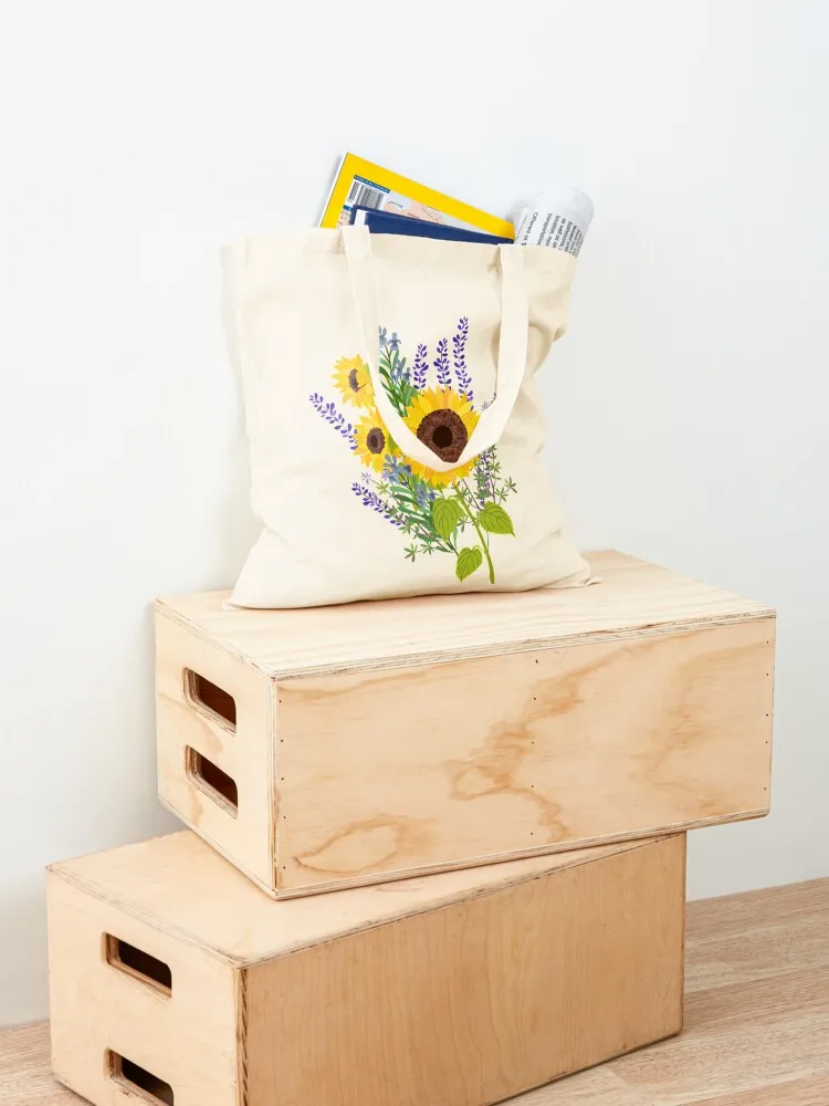 Sac fourre-tout en toile Bouquet de tournesols et de µ, sac à provisions, sacs à main fourre-tout, écran