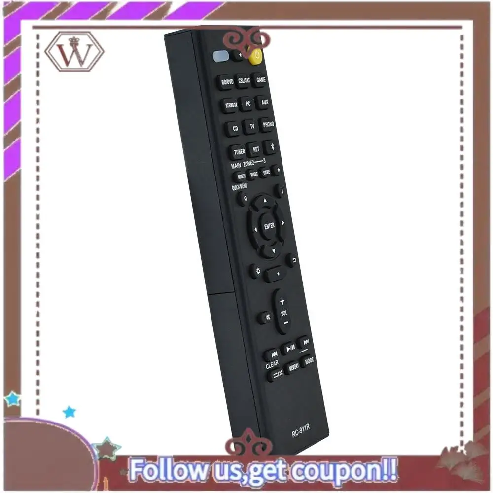 ABBG-RC-911R For Onkyo AV Power Amplifier Remote Control TX-RZ810 TX-NR575E