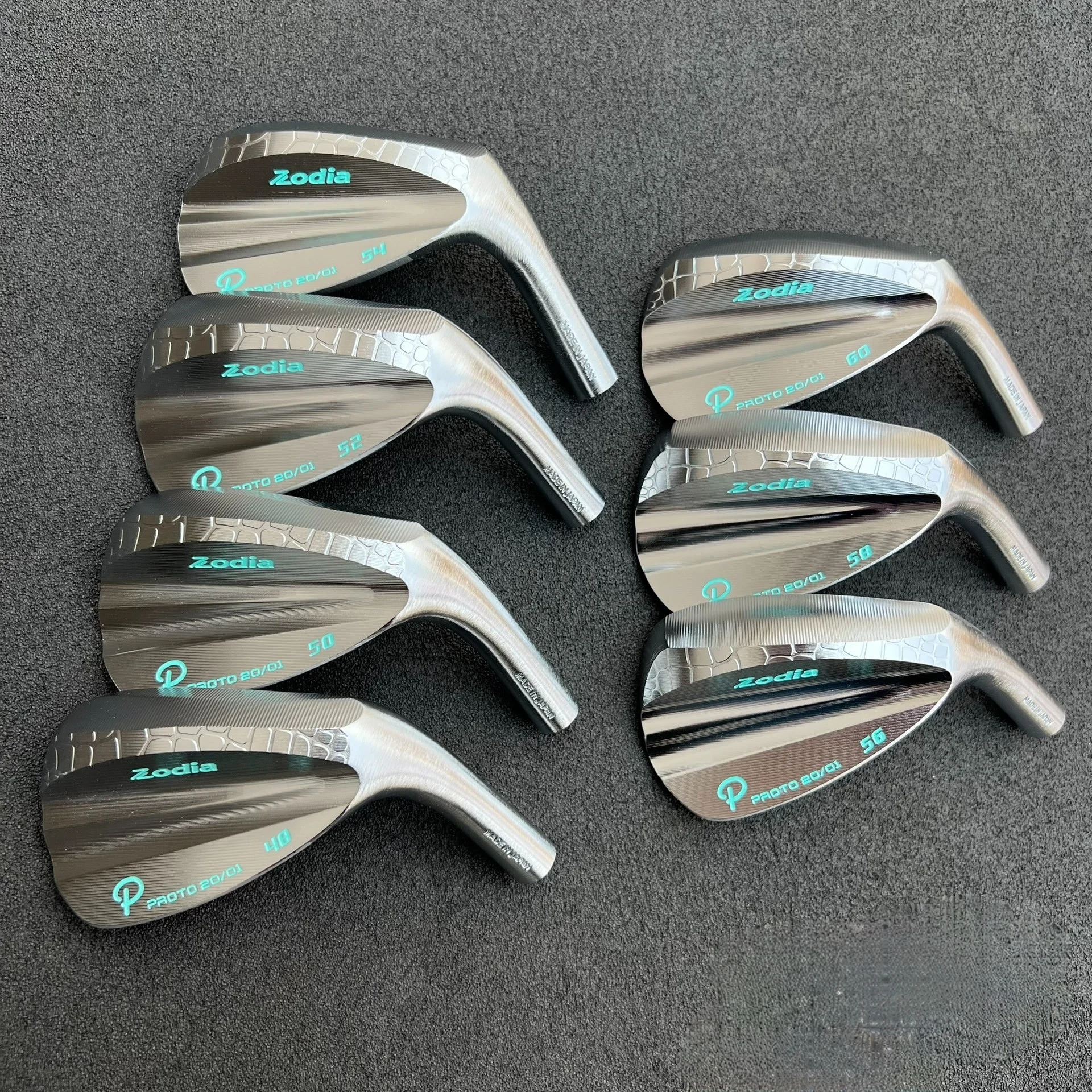 Zoda Golf Wedges with Steel Shaft, Forged S20c, CNC Face, New Golf Clubs, 48, 50, 52, 54, 56, 58, 60