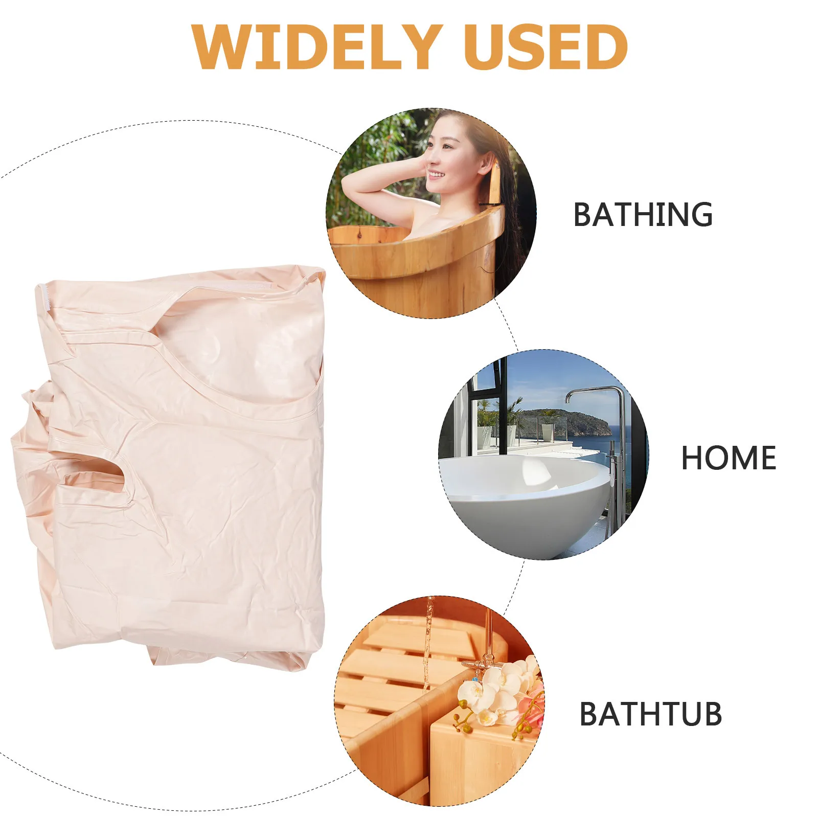 

Folding Bathtub Lid Plastic Insulation Cover Lightweight Portable Foldable Bath Tub Cover Thermal Soaking Tub Lid