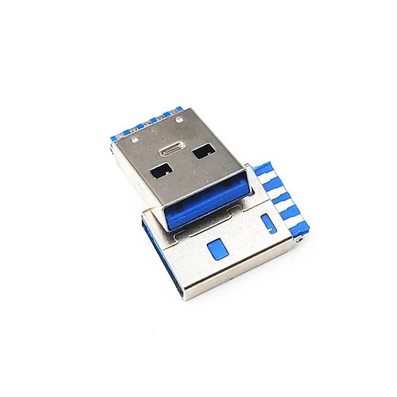 10pieces USB 3.0 A Type Male Plug Connector High-speed Data Transmission USB 3.0 Jack Charging Socket Solder