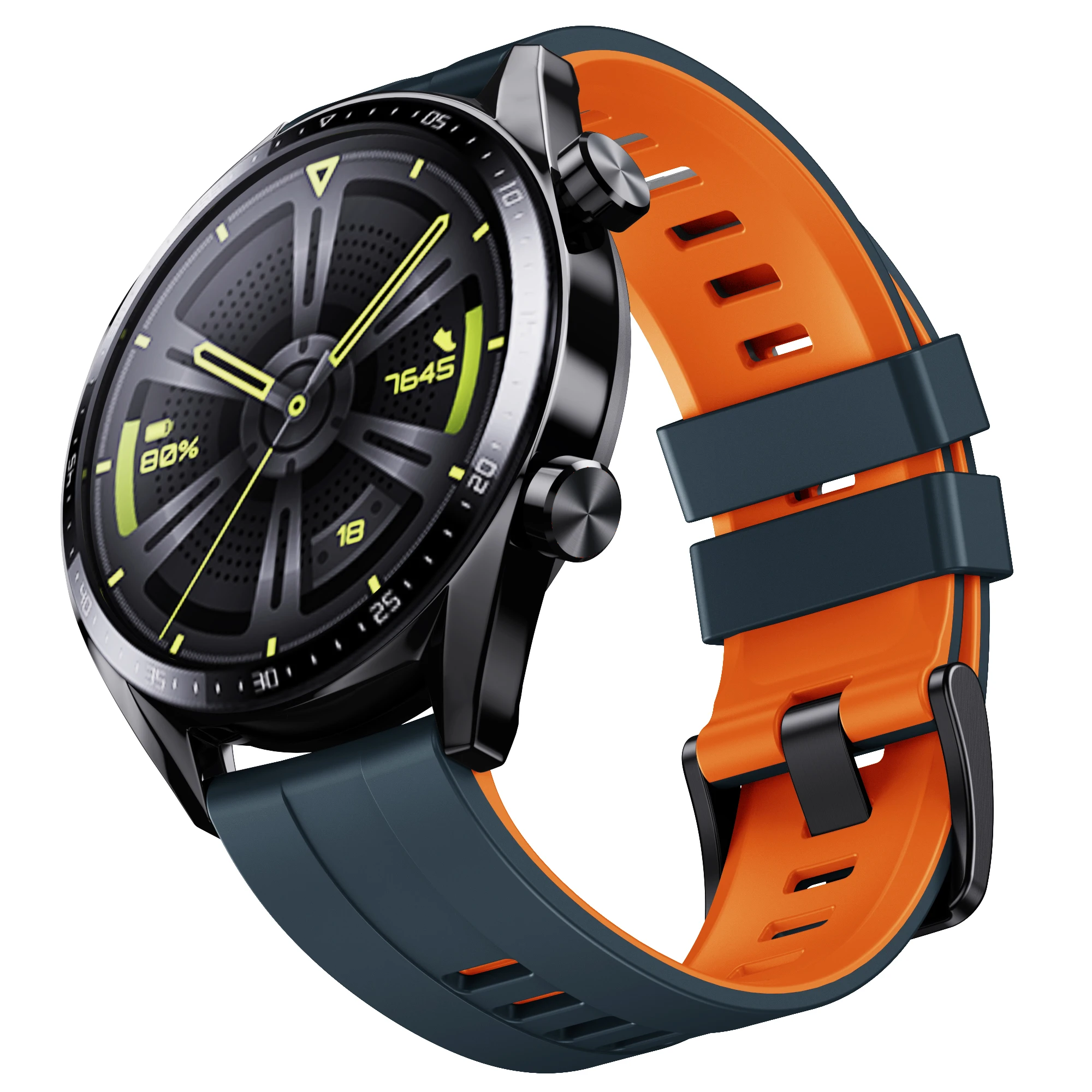 22mm Rubber Strap For Huawei GT 2 3 46mm Wristband For Huawei Watch3 GT2 Pro GT2e Magic2 Universal Silicone Bracelet Band