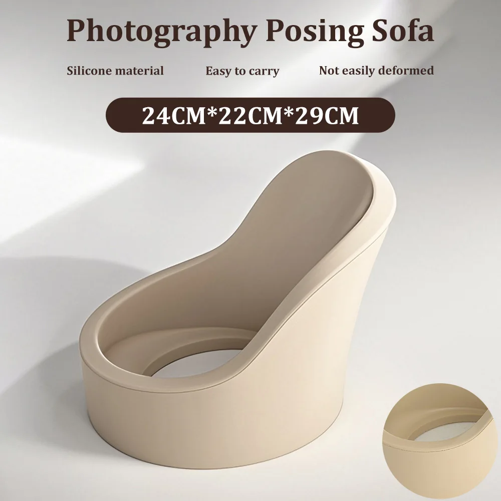 Photographie pour nouveau-nés, accessoire pour bébé, canapé de pose, Mini chaise ronde, accessoires de prise de vue pour bébé, accessoires auxiliaires, idée de séance photo