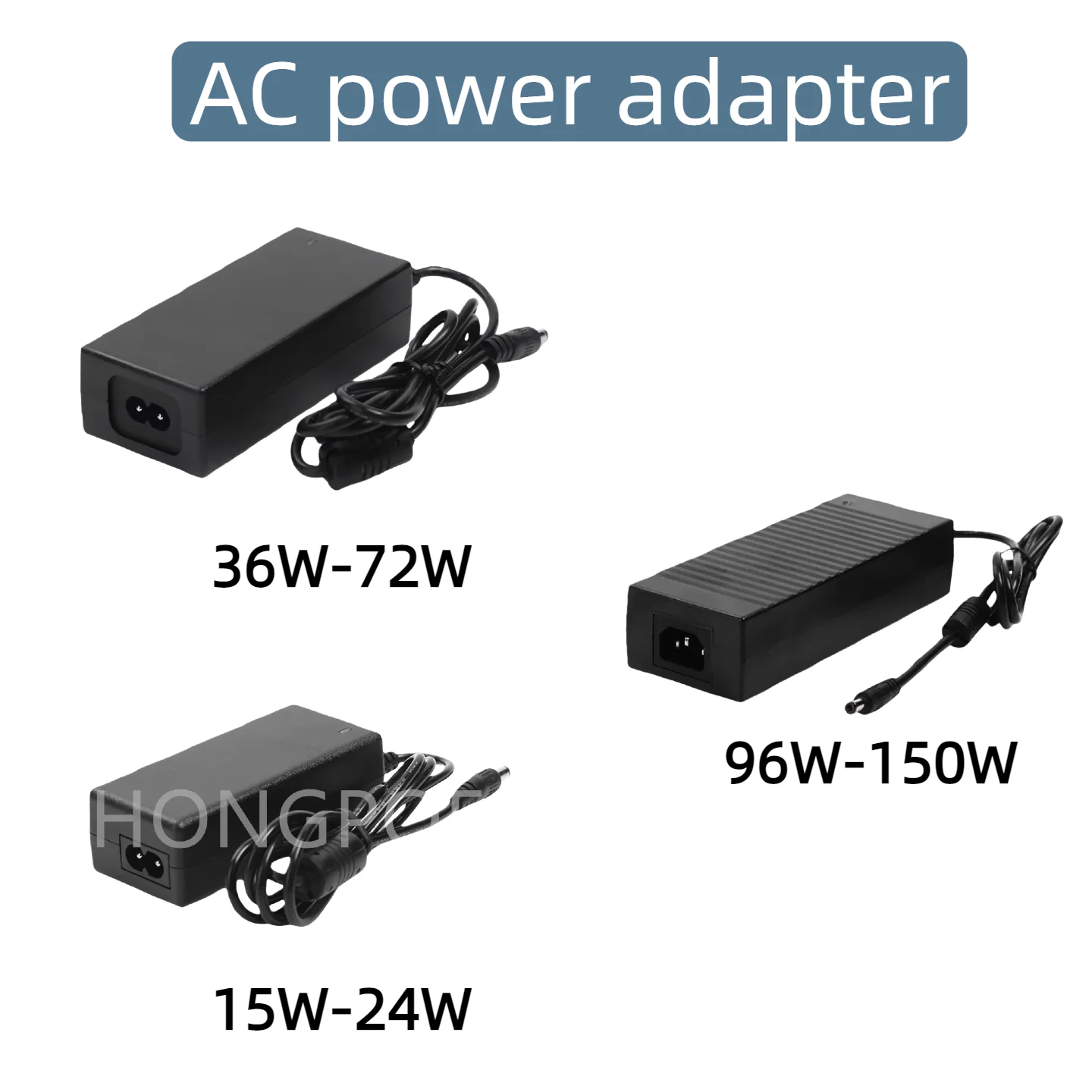 Desktop Power Adapter 9V/12V/24V DC 3A/5A/10A 100-240VAC SMPS with Copper Core Transformer for LED Routers CCTV EU/US/AU/UK Plug