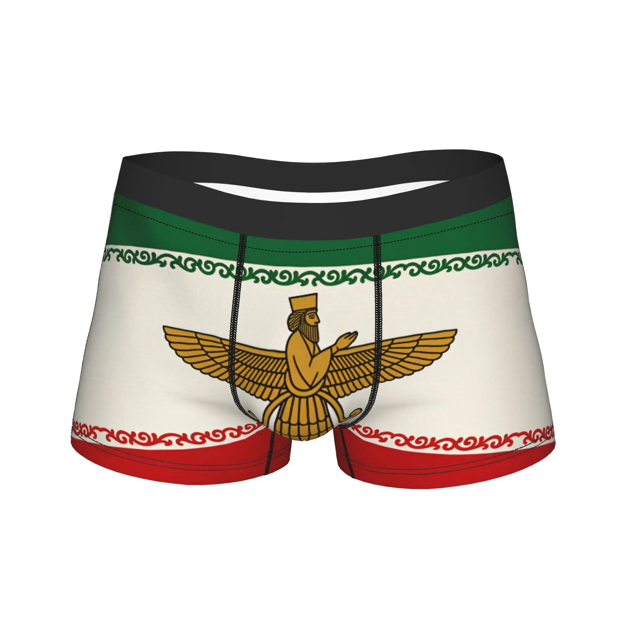 

Мужские трусы-боксеры с флагом Ирана, удобные, больших размеров, с возможностью индивидуального дизайна, хит продаж