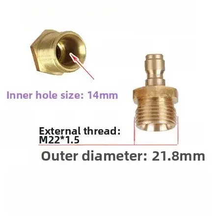 1 Pcs Car Washer Quick Connector High-pressure Water Tools Copper Male Adapter Fitting Car Cleaning Tools Accessories