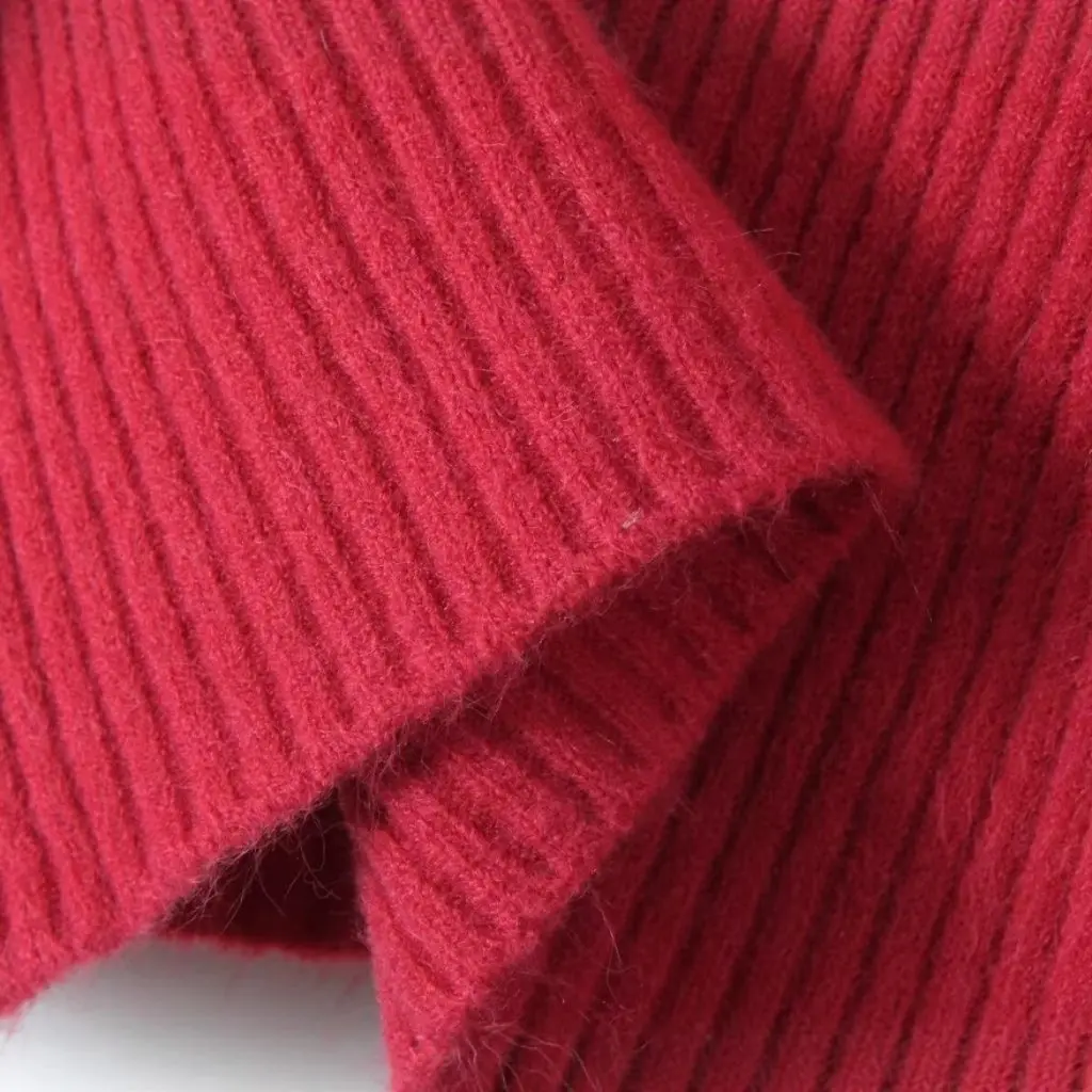 

Autumn Fashion High-Neck Pullover Long-Sleeve Sweater for Women Versatile Multi-Color Women's Clothing
