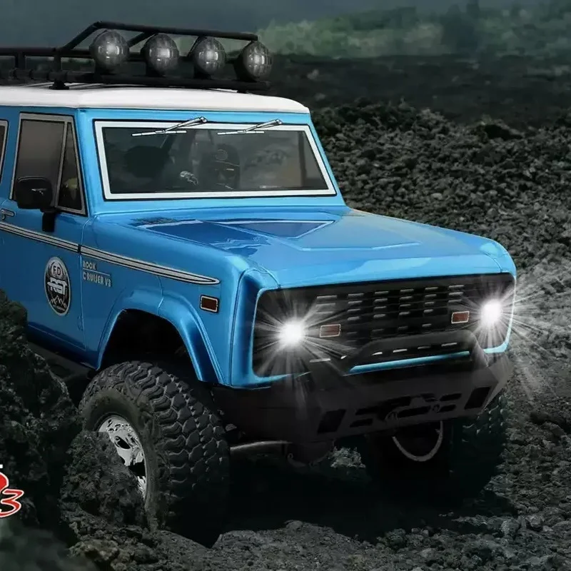 RGT 1/10 Scale 136100V3FD 4WD Remote Control Car Realistic Climbing Suitable Boys Birthday Gift Durable Off-Road Vehicle