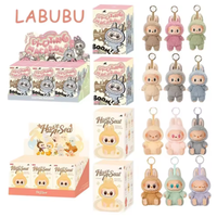 Labubu exciting blind box anime action figures 17cm cute mysterious box pvc doll and hobbies ornaments monsters vinyl face doll