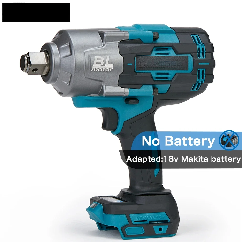 2100N.M Brushless Cordless Electric Impact Wrench Rechargeable 3/4\