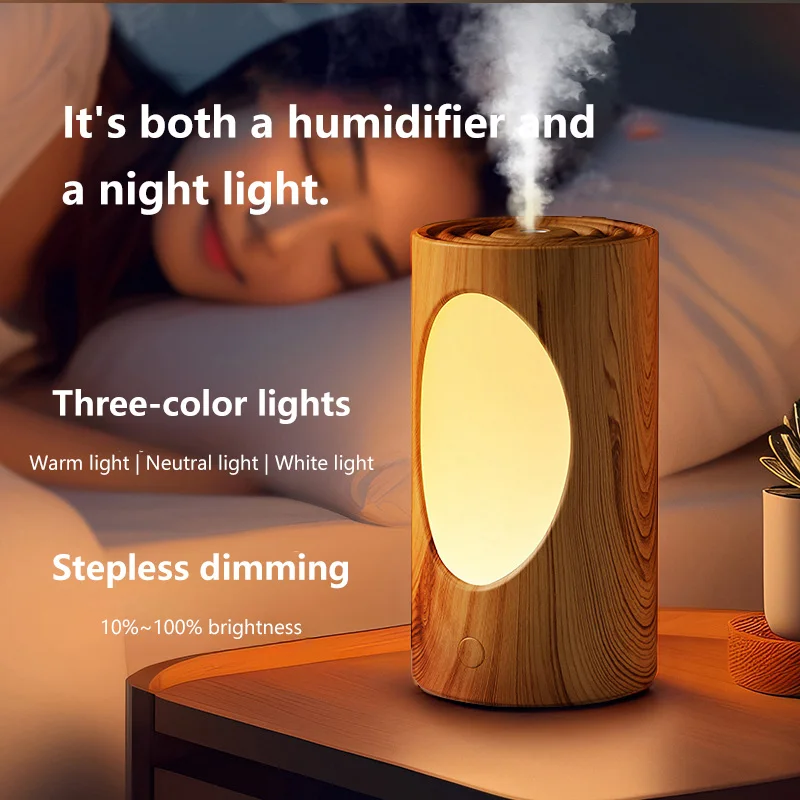 600ml Portable Aroma Diffuser With Colorful LED Lights Battery Rechargeable Wireless Air Humidifier For Bedroom Office image 5