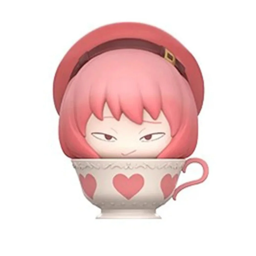 กล่องสุ่ม Spy X Family ช่วงพักดื่มชา มินิบลายด์บ็อกซ์ ตัวละคร Anya Yor Loid Forger ฟิกเกอร์แอคชั่น ของสะสม ของขวัญวันเกิดสำหรับเด็ก