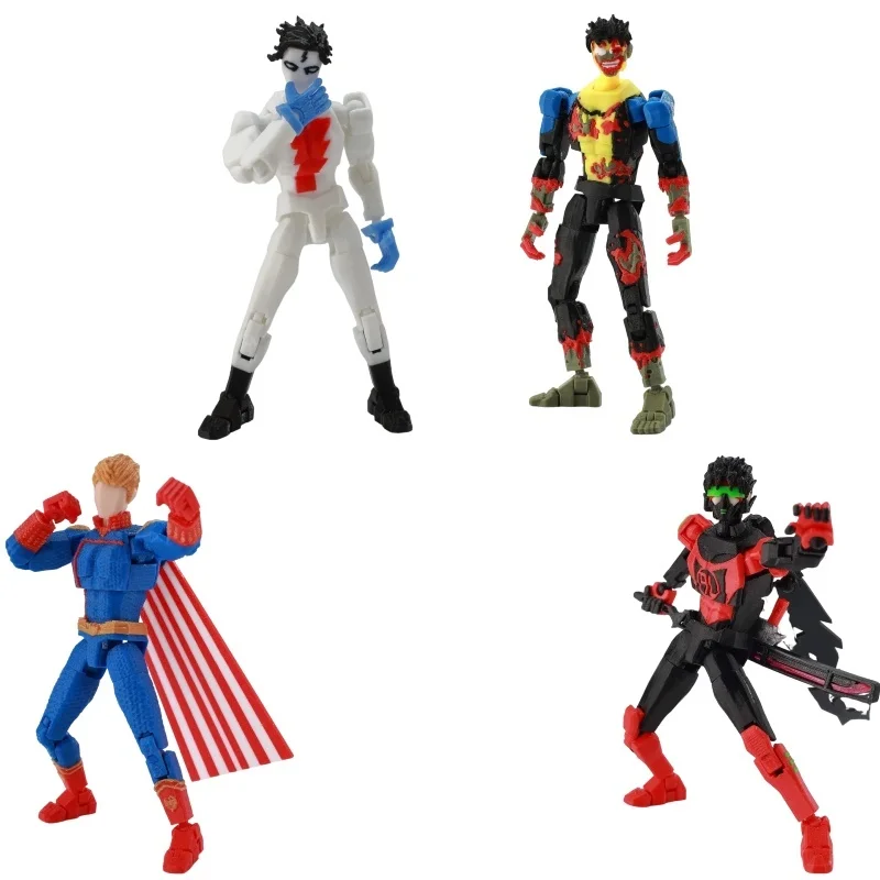 

New 3D Printed Invincible Mark Grayson Action Figure Multi Jointed Movable Anime Model Toy With Sword Collectible Gift For Fans