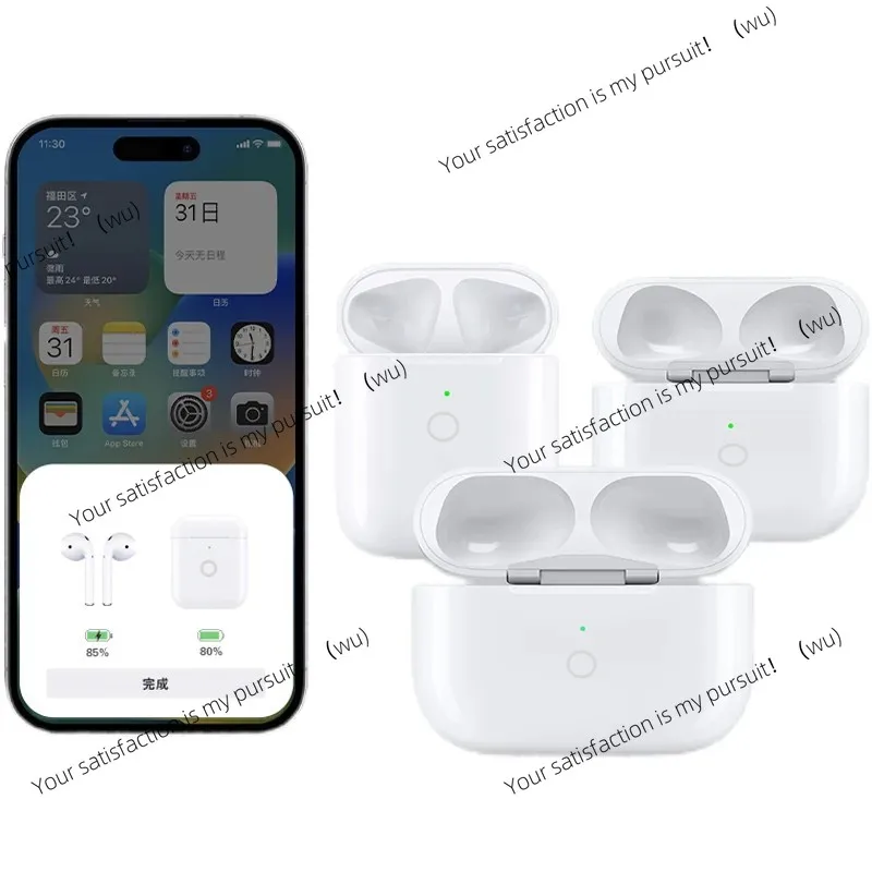 Replacement For AirPod Pro1 2 Charging Case  with AirPods 4st&2nd Generation Wireless Charging box Bluetooth Pairing For Apple 3