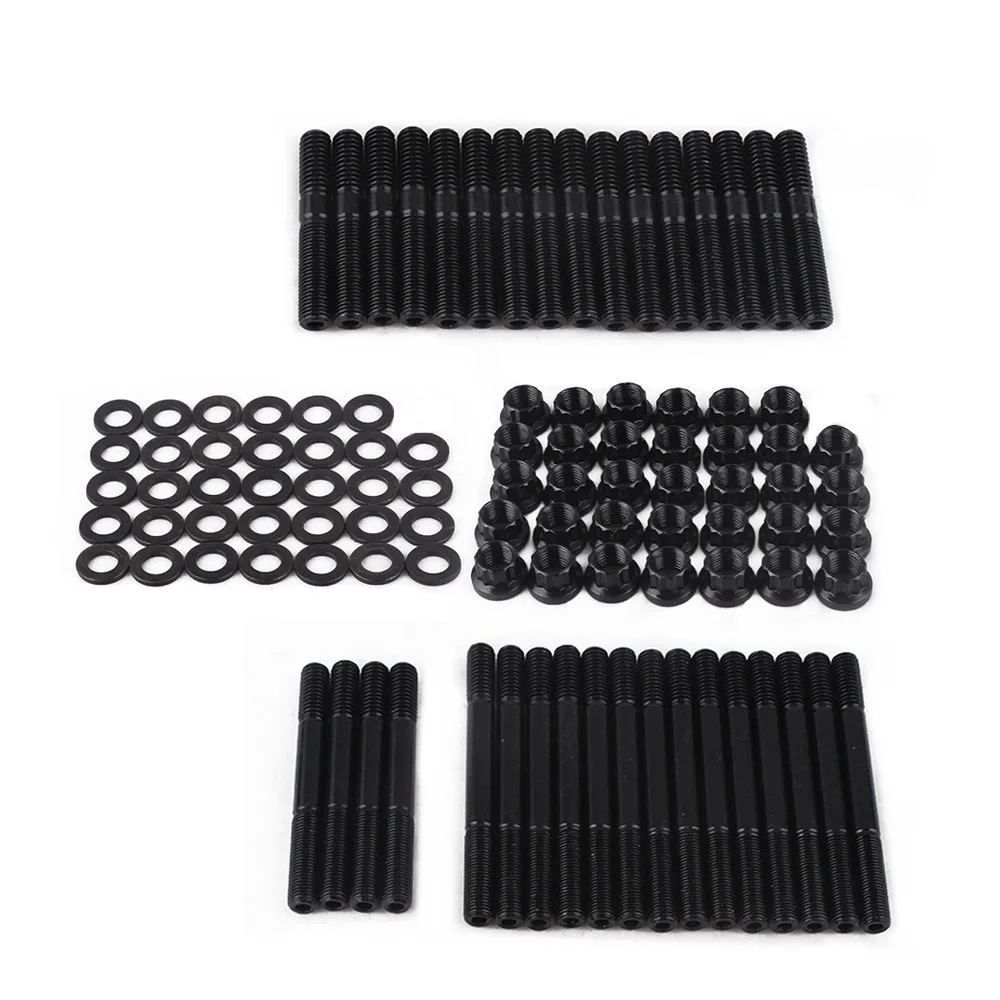 SBC Head Stud Kit For Alum Or Iron 1525-Stud/ 279.1001 for Chevry SBC Engine Head Screw Set