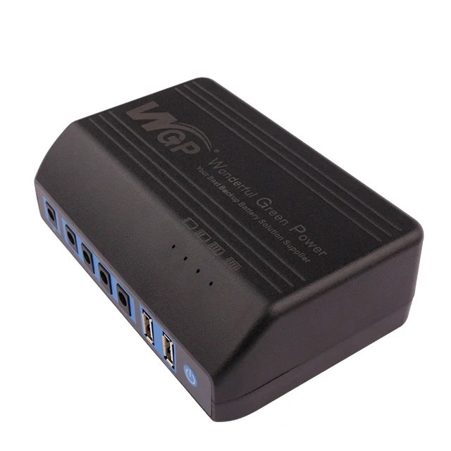 

WGP Original Factory Price 5V USB 12V DC Power Bank 18650 Emergency Battery Power Station for WiFi Router LED Strip Light