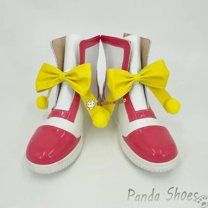 Anime Cardcaptor Sakura Kinomoto Sakura Cosplay Shoes Sakura Cos Long Boots Cosplay Costume Prop Shoes for Con Halloween Party