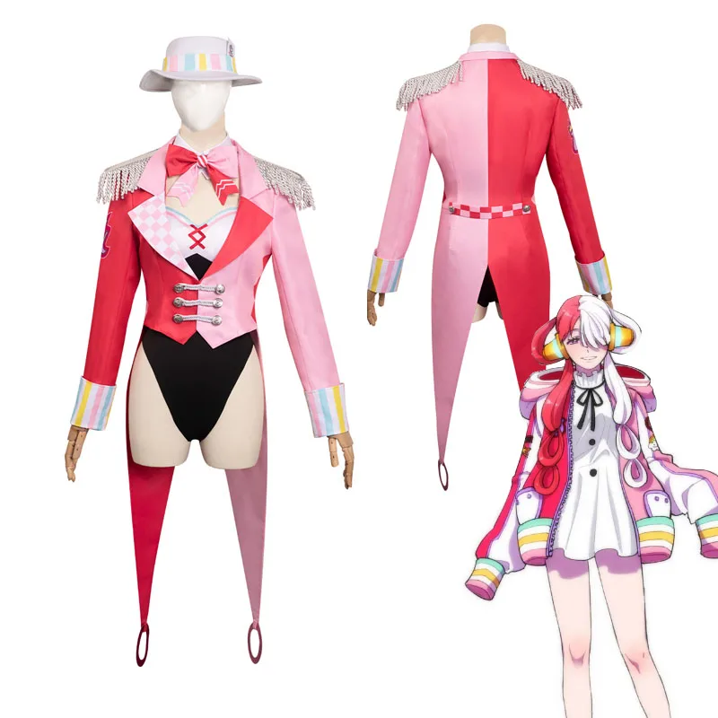 Piece Uta Magician Cosplay Costume Coat Hat Accessories Outfits Halloween Carnival Party Disguise Suit For Adult Women Girls