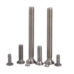 5pcs M3/M4/M5/M6 6/8/10/12/15/20/25/30/35/40/45/50/55/60mm TA2 GR2 Titanium Flat Pan Cap Cross Recess Screw Bolts