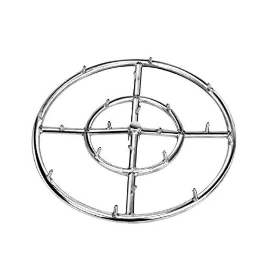 

Газовая горелка Stanbroil High Flame Round Jet Burner RG для костровых чаш на природном или пропановом газе, серия 4, из нержавеющей стали, двойная RG