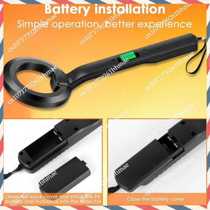-A21Z Metal Detector, rilevatore con acustico e avvisi 360 °   Rilevatore di tesori per metal detector portatile con scansione per oggetti metallici