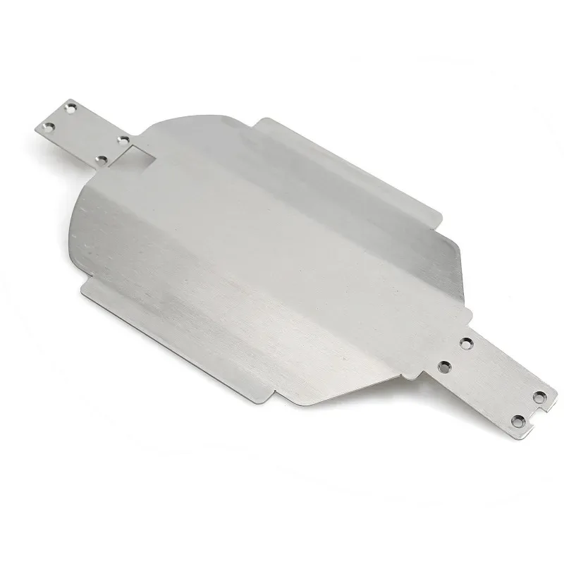 For Mjx Hyper Go 16207 16208 16209 16210 H16 Stainless Steel Skid Plate Chassis Armor Gearbox Protector RC Car Upgrade Parts