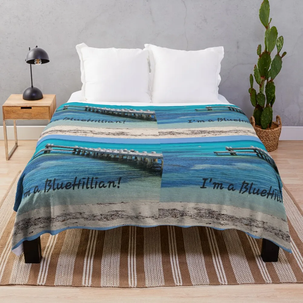 

I'm a BlueHillian! Throw Blanket Blankets For Sofas Hair Thermals For Travel Custom Blankets