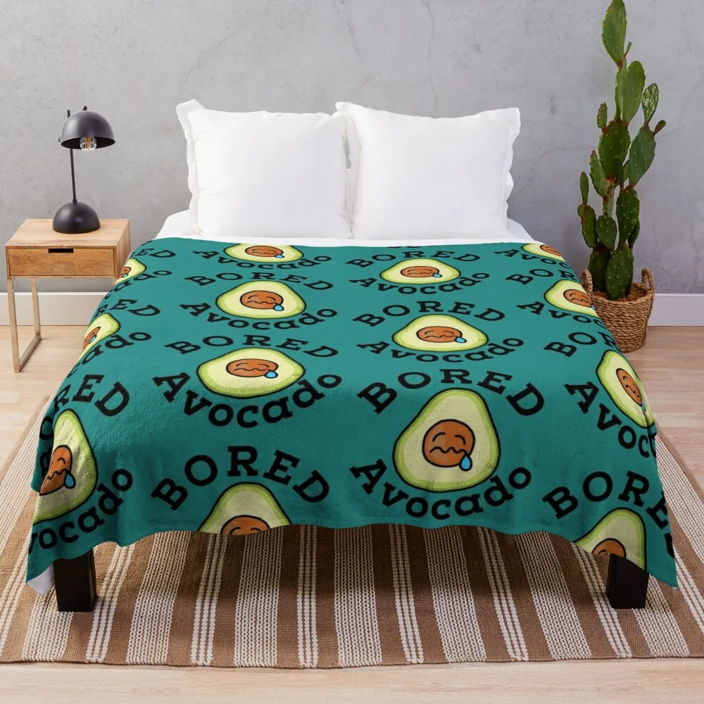 

LaMaisonOfMY NEW BORED TILL I BECAME AN AVOCADO COLLECTION NO.4 Throw Blanket Bed covers Luxury Throw Weighted Blankets