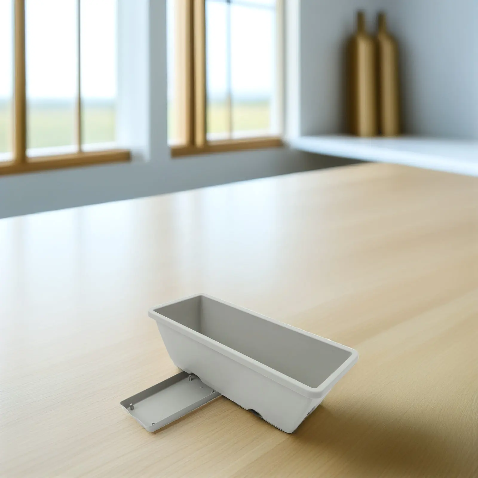 

4Sets Planting Trough Planter Lightweight Portable Garden Vegetable Planter Box for Balcony Windowsill Herb Growing Large