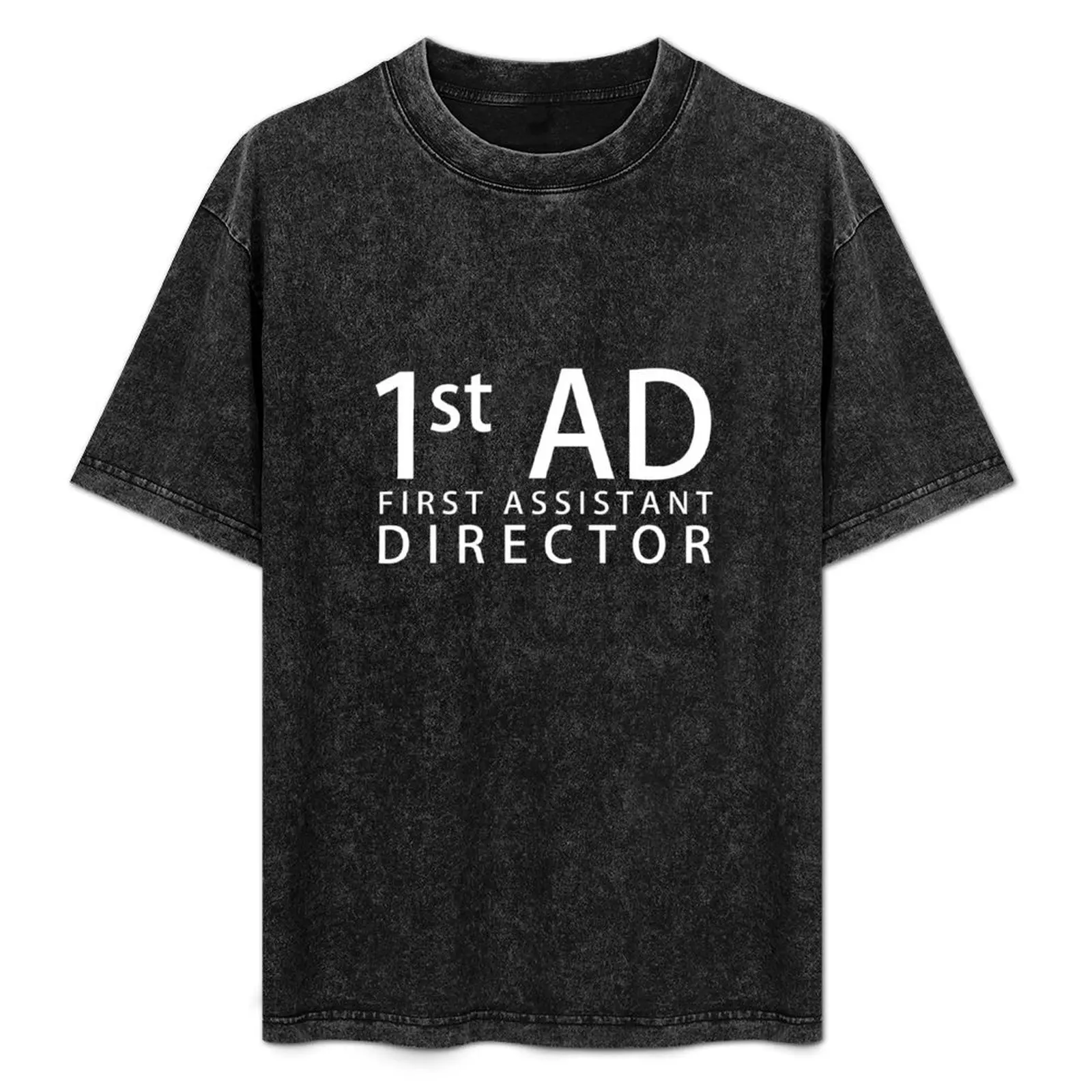 

First Assistant Director - White T-Shirt Summer Casual Loose T-Shirt