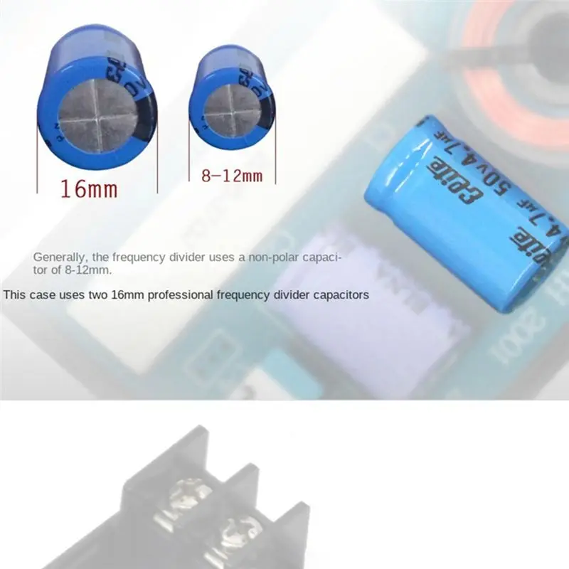 

(BAAY) Автомобильный 2-полосный частотный разделитель, аудио Hi-Fi фильтр, плата для регулировки высоких и низких частот