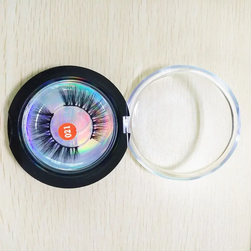 Faux cils auto-adhésifs réutilisables 3D protéine de soie faux cils effet naturel faux cils pour Extension