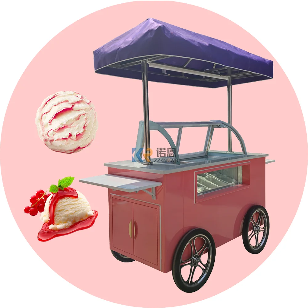 

Electric Tricycle Three Wheels Vending Snack Food Cart Mobile Breakfast Snack Food Truck Trailer 3 Wheels