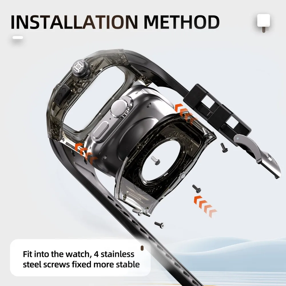 Armor Cover IP68 Waterproof Case For Apple Watch Series 10, 42 46 mm Diving Swim Outdoor Sport Anti-fall