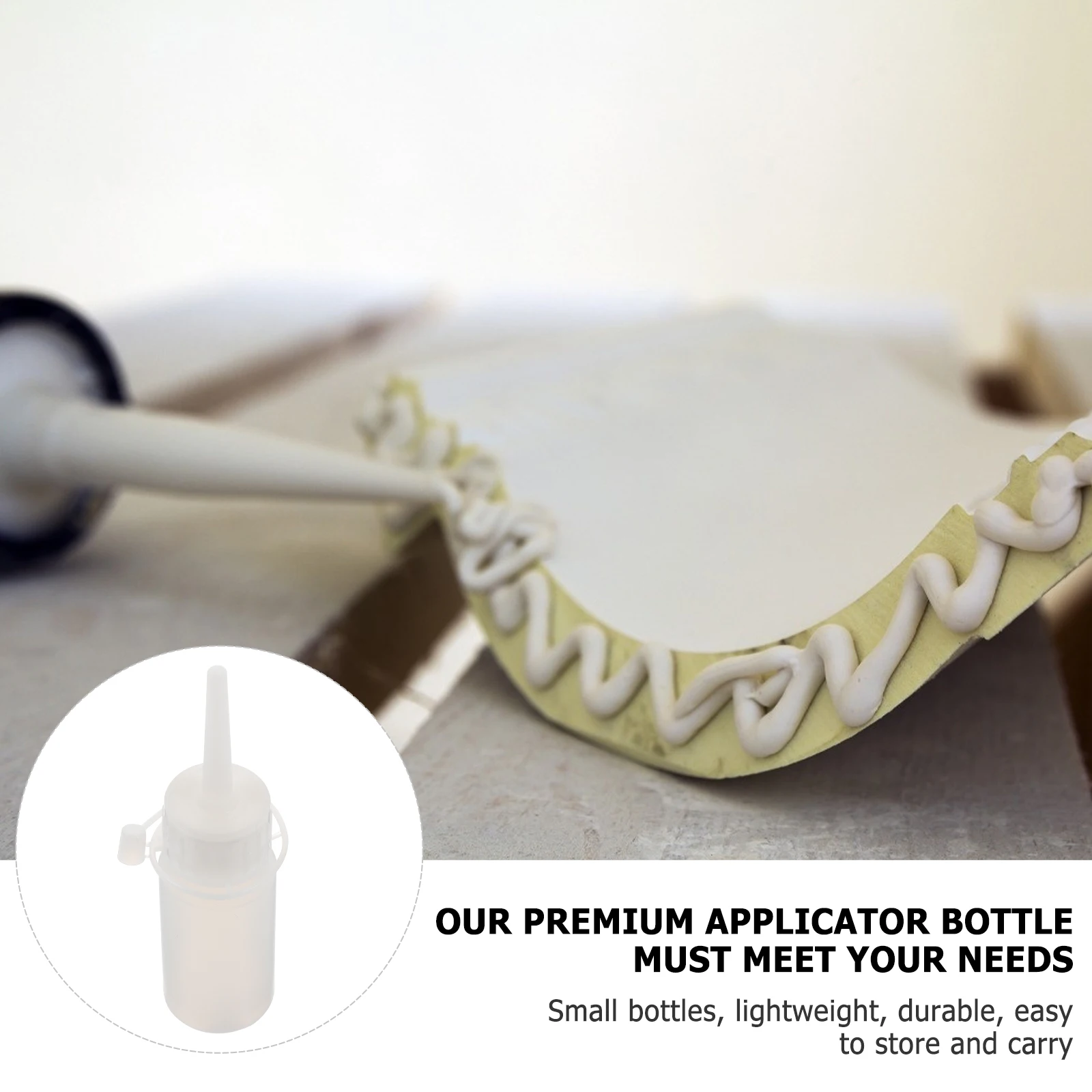 

30 Pcs Glue Application Bottle Dropper Precision Tip Needle Applicator Lightweight Plastic Dispensing Bottles for Art Supplies