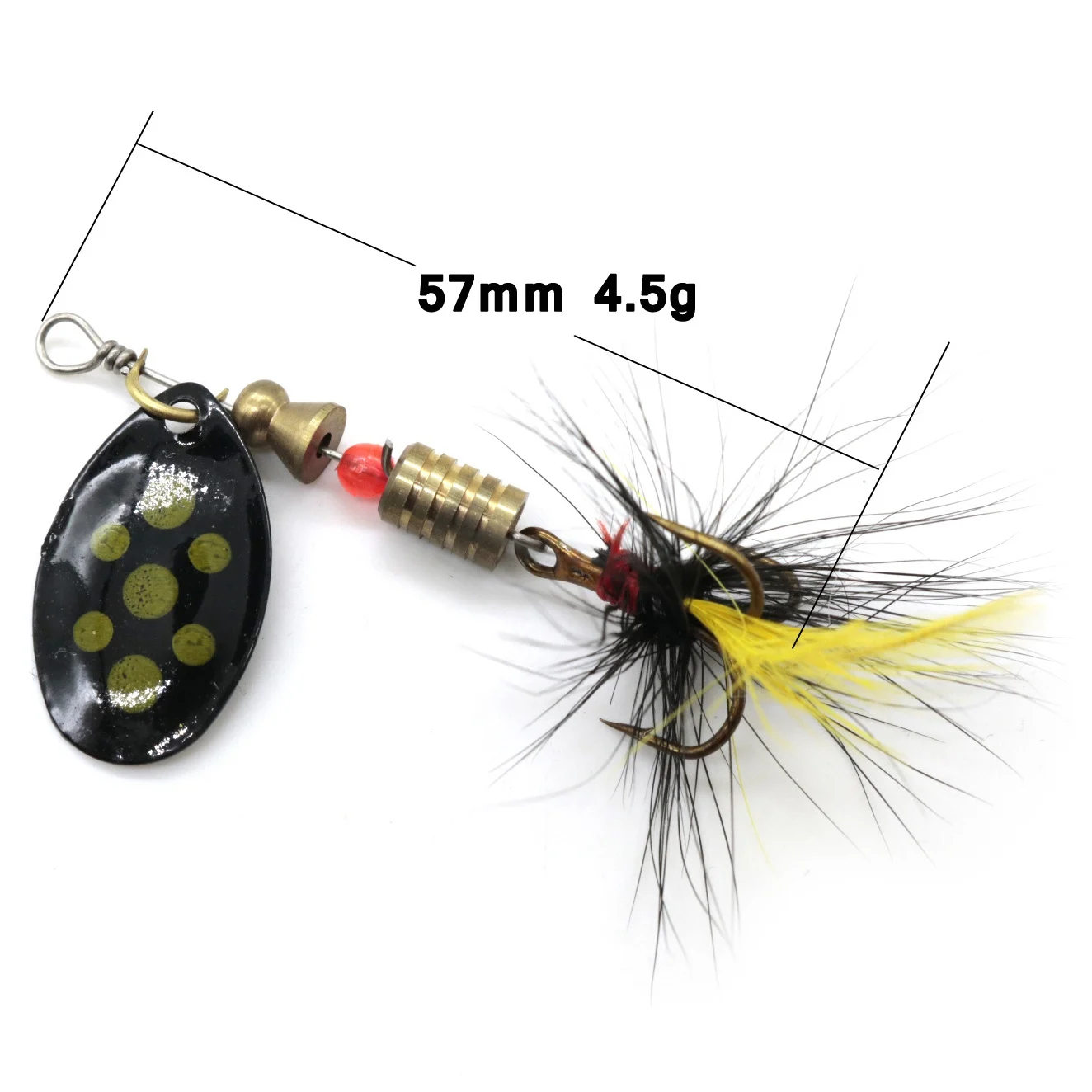 

AA91 10Pcs/Lot Fishing Spoon Lures Spinner Bait 3-7G Fishing Wobbler Metal Baits Spinnerbait Isca Artificial Free with Box