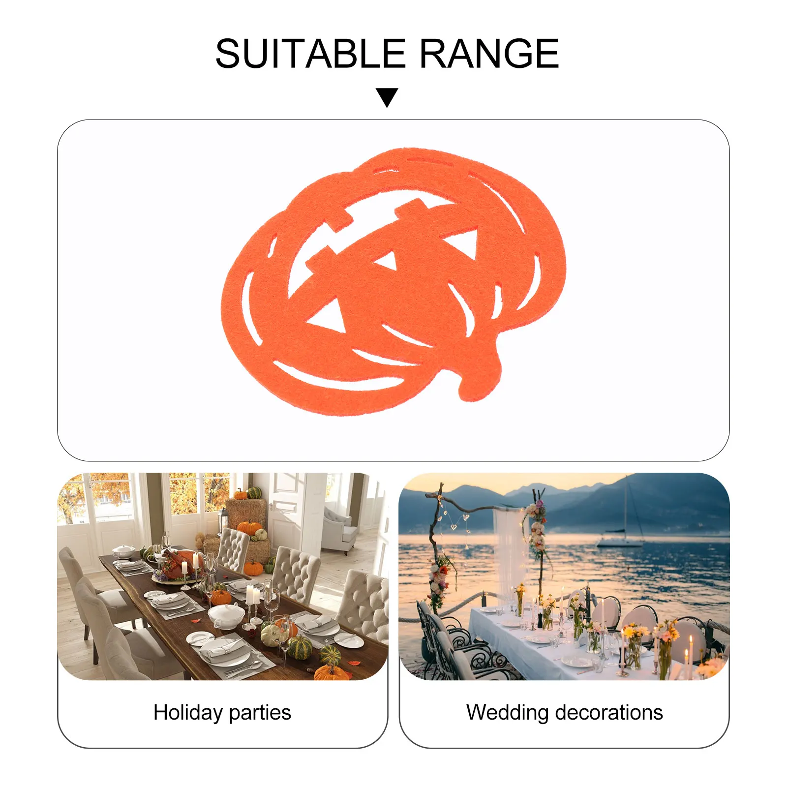 

6pcs Skull Cup Pads Halloween Heat Insulation Coasters Non-Slip Mug Mats Decorative Cup Placemats For Coffee Tea Wine