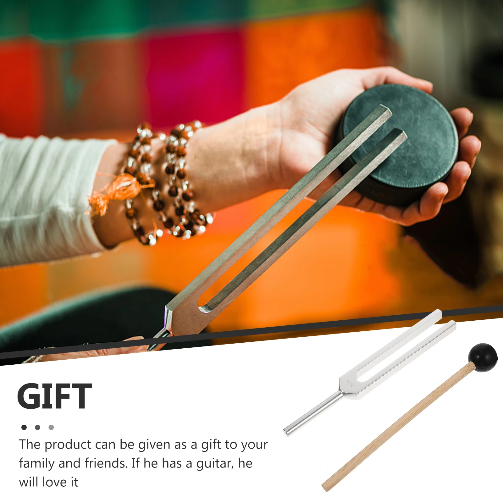

Hammer Tuning Fork Set Mallets Percussion Music Musical Instrument Aluminum Alloy
