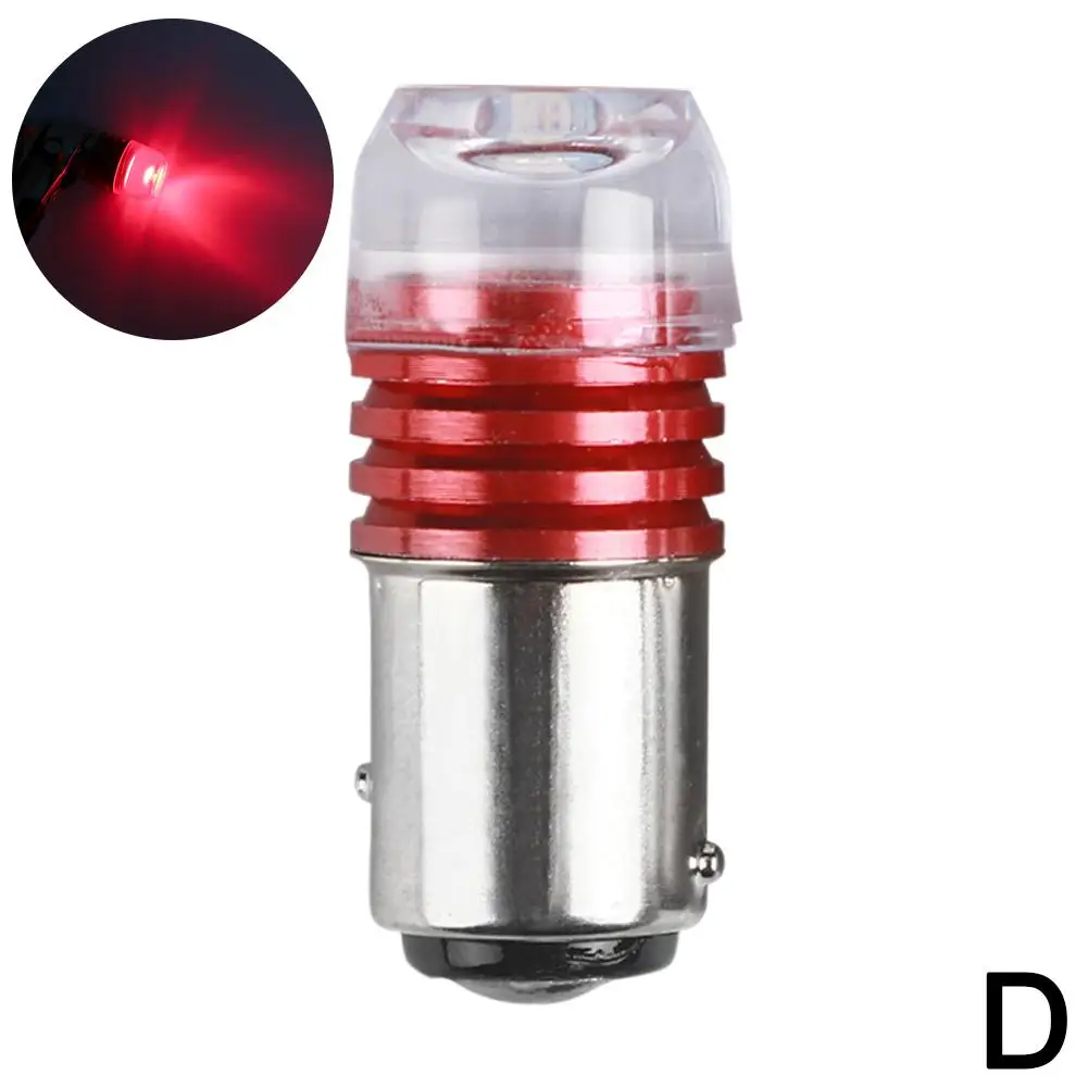 Luz estroboscópica roja para estacionamiento de coche, Bombilla de freno de marcha atrás, señal intermitente, 156 Ba15s 1157 Bay15d, 5730, 12v, M2s4