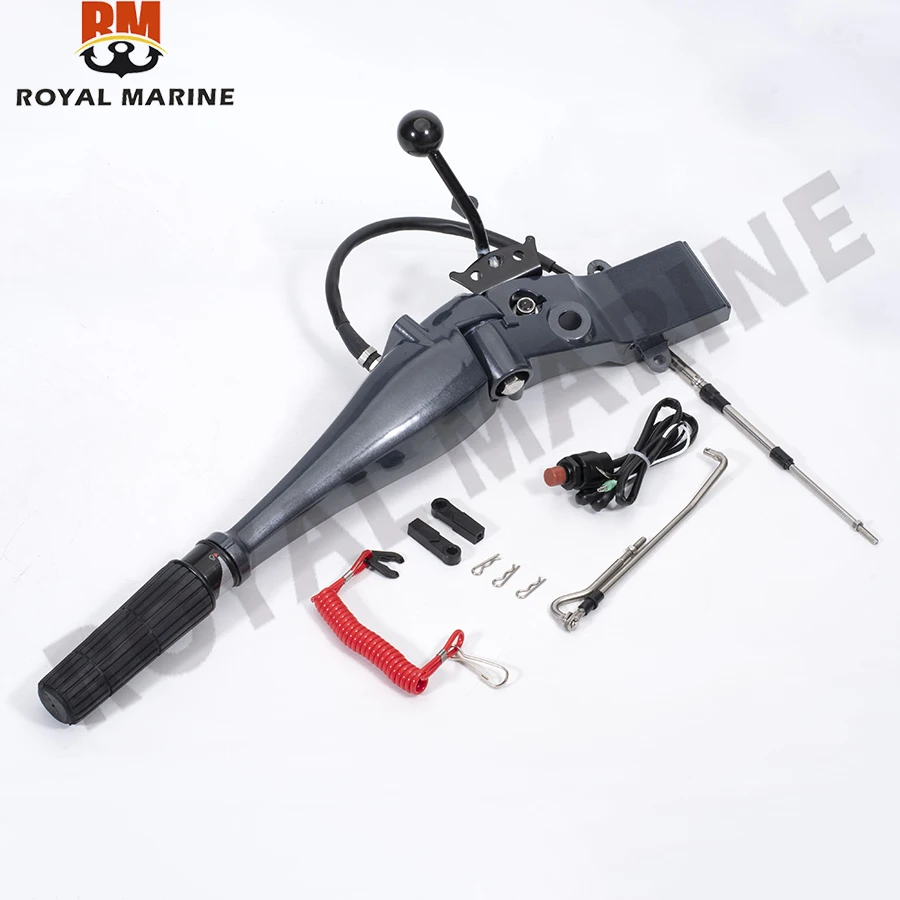 

697-W0084-00-4D Ручка рулевого управления в сборе для подвесного двигателя Yamaha 48HP 55HP 2-тактный 697-W0084