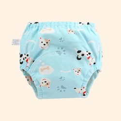 Baby Reusable Diapers Panties Cloth Diapers for Children Training Panties Adjustable Size Washable Breathable Ecological Diaper