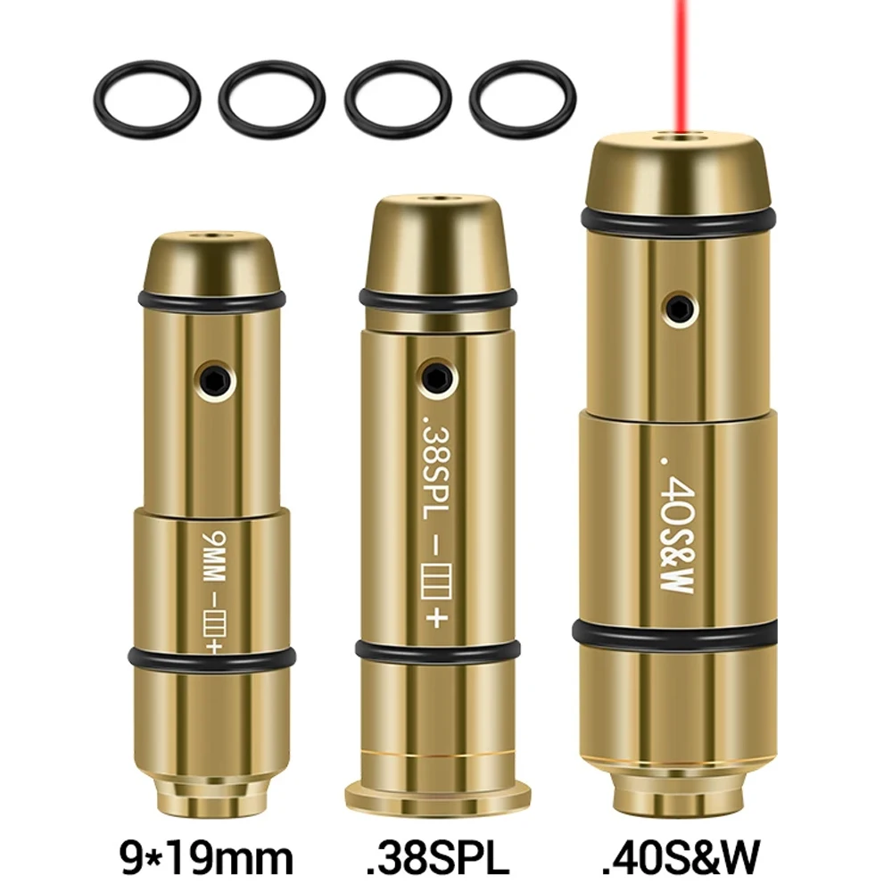 Tactical Laser Trainer Cartridge Switch Cover Training Bullet Breech Cover Cap with Rubber Ring for 9x19mm .45ACP .380ACP .40S&W